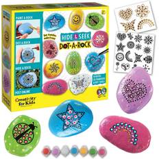 Giocattoli per la Pulizia Creativity for Kids Hide & Seek Dot-a-Rock Painting Kit