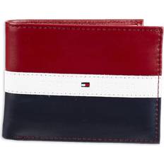 Tommy Hilfiger Men's Leather Wallet - RFID Blocking Slim Thin Bifold with Removable