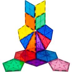 Magnet byggesæt PicassoTiles PicassoTiles Toy Block Sets Rainbow 16-Piece 3D Magnetic Building Block Set