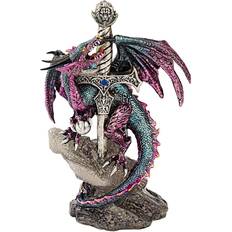 Design Toscano Dragon Blade Gothic Statue, 8 Inch, Polyresin Dekorationsfigur