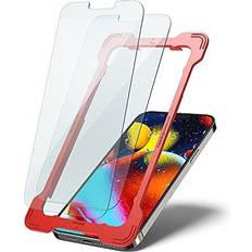 Iphone 13 pro screen protector Spigen iPhone 13 Pro 13 Screen Protector Caseology Snap Fit Tempered Glass Screen Protector for iPhone 13 Pro 13 2 Pack