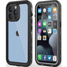 Iphone 13 pro waterproof case Dewfoam Design for iPhone 13 Pro Max Waterproof Case, Shockproof Dustproof Phone Case for iPhone 13 Pro Max with Screen Protector, Full Body Protective Case for iPhone 13 Pro Max Cover 6.7'' (Black)