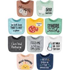 The Peanutshell Terry Baby Bib Set 10-pack