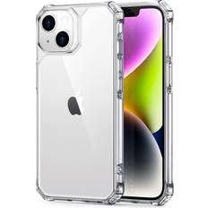 Tech-Protect ESR Air Armor Case Compatible with iPhone 14 Plus Case (6.7 inch) 2022 Military-Grade Drop Protection Shock-Absorbing Corners Yellowing-Resistant Hard Back Clear