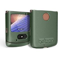 Beltron BELTRON Case for Motorola RAZR 5G Flip (AT&T/T-Mobile) Snap-On Protective Hard Shell Cover for RAZR 5G Flip Phone (2020) XT2071 (Green)