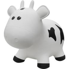 Play Set Farm Hoppers Inflatable Bouncing White Cow