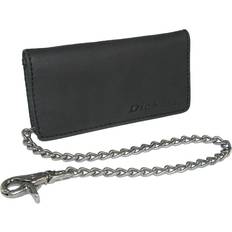 Men's Fabric Trucker Wallet with Chain - Black - ONE