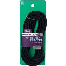 Goody X-Thick Hair Elastics - 15 Count Black