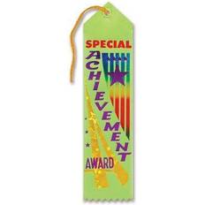 Confetti Beistle 2 x 8 Special Achievement Award Ribbon- 9/Pack Quill