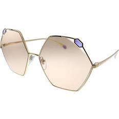 Bvlgari Lunettes de soleil Bvlgari BV 6160 Metal Geometric Pink Gold 58mm