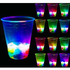 Wedding Plastic Cups Plastic Cups Glowing Party Event Fun 24pcs