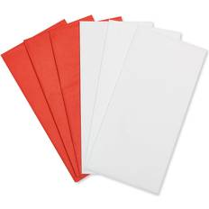 Tissue paper in bulk American Greetings Bulk Tissue Paper Red and White 20 x 20 (125-Sheets)