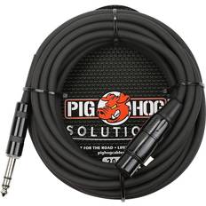 Pig Hog Solutions TrsM To XlrF Balanced Adapter Cable 20 Ft. 20ft