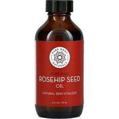 Pure Body Naturals Rosehip Facial Oil For Hair Skin Cold Pressed Moisturizing Oil 4fl