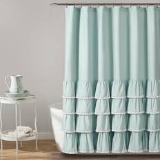 Lush Decor Blue Ella Lace Ruffle (16T002854)