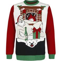 Sexy Santa Christmas Jumper - Multicolour