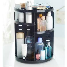 Makeup Storage Basicwise Rotating Cosmetic Storage Tower Makeup Organizer