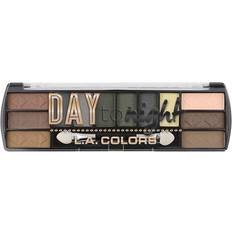 LA Colors Day To Night 12-Color Eyeshadow Palette Sunrise