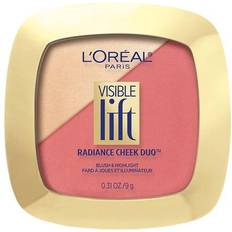 Face Primers L'Oréal Paris Visible Lift Radiance Cheek Duo Blush and Highlight