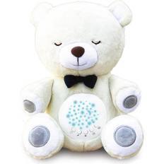 Beige Lighting LumiPets Beige Star Bear Sound Plush Night Light