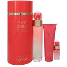 Perry Ellis 360 Coral Gift Set EdP 100ml + EdP 7ml + Shower Gel 90ml