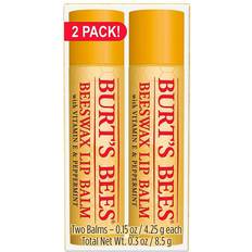 Burt's bees lip oil Burt's Bees s 100% Natural Moisturizing Lip Balm Original with Vitamin E Peppermint Oil