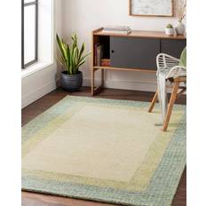 Sage green and cream area rugs Surya Elena Dusty Sage Cream Green, White, Multicolor