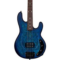 Sterling music man stingray bass Sterling By Music Man STINGRAY RAY34PB 4-String Electric Bass Guitar(Poplar Burl Neptune)