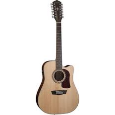 Washburn Muziekinstrumenten Washburn Heritage 10 HD10SCE12 12-String Dreadnought AE Guitar, Natural