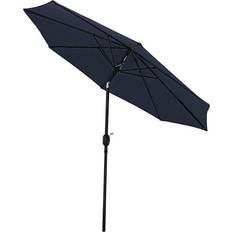 Navy blue patio umbrella Sunnydaze 9' Octagon Patio Umbrella In Navy Navy