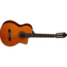 Washburn Akustiska gitarrer Washburn C64SCE Nylon-String Acoustic-Electric Guitar