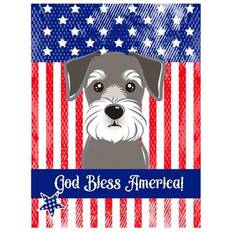 Caroline's Treasures Carolines Treasures BB2136GF Schnauzer Flag Garden