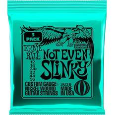 Guitar strings Ernie Ball Not Even Slinky Nickel Wound Electric Guitar Strings 3 Pack 12-56 Gauge