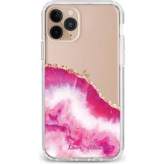 Mobile Phone Cases Ellie Los Angeles Love Ellie Pink & White Agate Case for iPhone Xs Max/11 ProMax