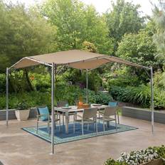 Silver Pavilions & Accessories GDF Studio Andora Outdoor Tent Canopy Gazebo