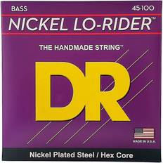 DR Strings Lo-Rider nickelpläterad bas medium – lite