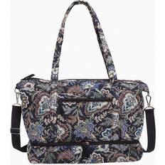 Vera Bradley Deluxe Travel Tote in Java Navy Camo