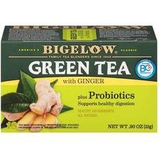 Bigelow Green Tea with Ginger Plus Probiotics 18pcs 1pack