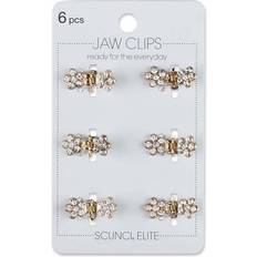 Scunci Mini Crystal Jaw Clip Set