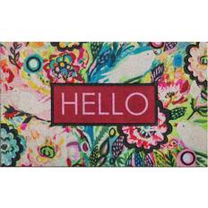 Rectangular Entrance Mats Mohawk Home 1'6"x2'6" Doorscapes Mat Soulful Birds Multicolor, Pink