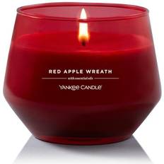 Apple Scented Candles Yankee Candle Wreath Studio Collection Medium Red, oz Scented Candle