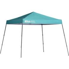 Blue Lawn Edging Quik Shade Solo Steel SOLO64 Slant Leg Pop-Up Canopy, Midnight