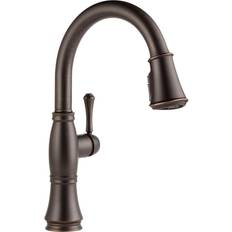 Single Handles Kitchen Faucets Delta Cassidy (9197-RB-DST) Oil Rubbed Bronze