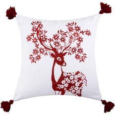 Levtex Home Villa Lugano Sleigh Bells Complete Decoration Pillows White, Red