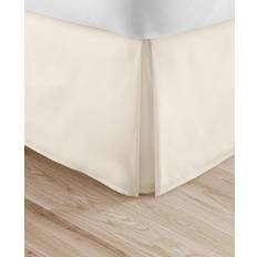 Polyester Valance Sheets Home Collection Premium Pleated Valance Sheet Beige (99.1x205.7)