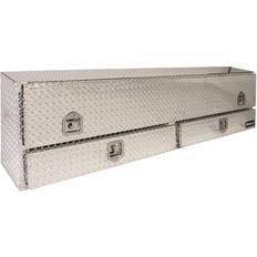 DIY Accessories Buyers Contractor Aluminum Topside Truck Box w/ T-Handle & Drawers 21x13-1/2x72 1705641