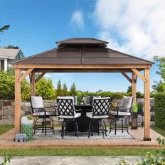 Trellises Sunjoy Myla 11 Cedar Framed Gazebo