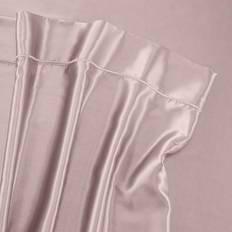 Textiles Seduction 1S47342 Satin Solid Ultra Soft Luxury Bed Sheet Pink