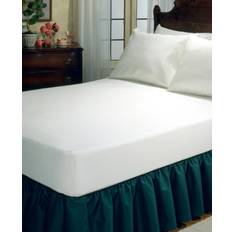 Fresh Ideas FRE111XXWHIT04 Fitted Vinyl Protector Mattress Cover White