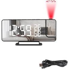 Projector Clock with Temperature Mirror